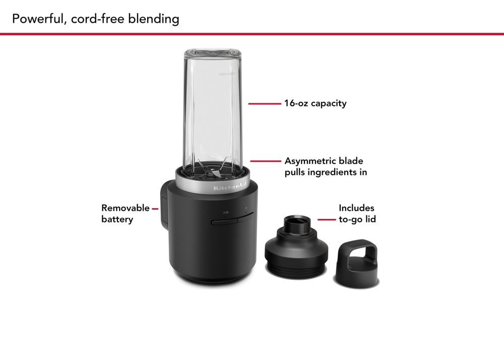 KitchenAid Go Cordless Personal Blender With Battery - Image 6