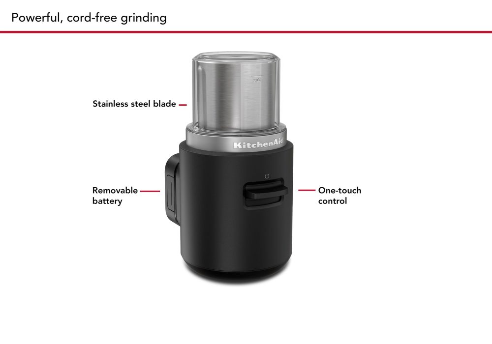 KitchenAid Go Cordless Coffee Grinder Without Battery - Image 3