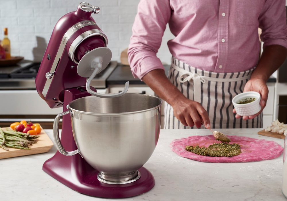 Artisan Tilt-Head Stand Mixer - Beetroot KSM195 - Image 2