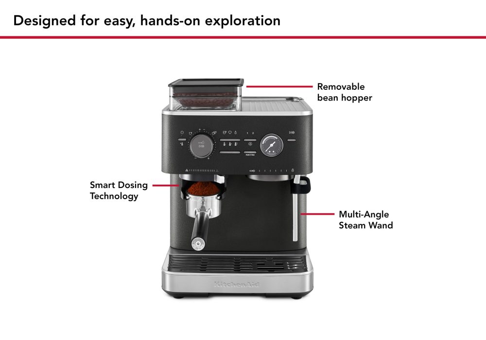 Semi Automatic Espresso Machine with Burr Grinder - Image 5