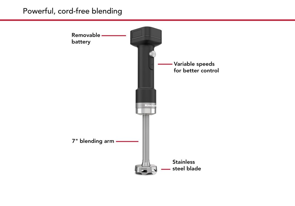 KitchenAid Go Cordless Hand Blender Without Battery - Image 4