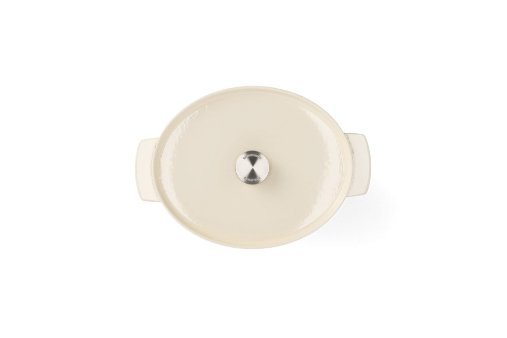 Oval Covered Casserole 30cm (5.6L) Almond Cream - Image 2