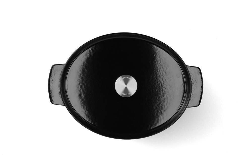 Oval Covered Casserole 30cm (5.6L) Onyx Black - Image 2