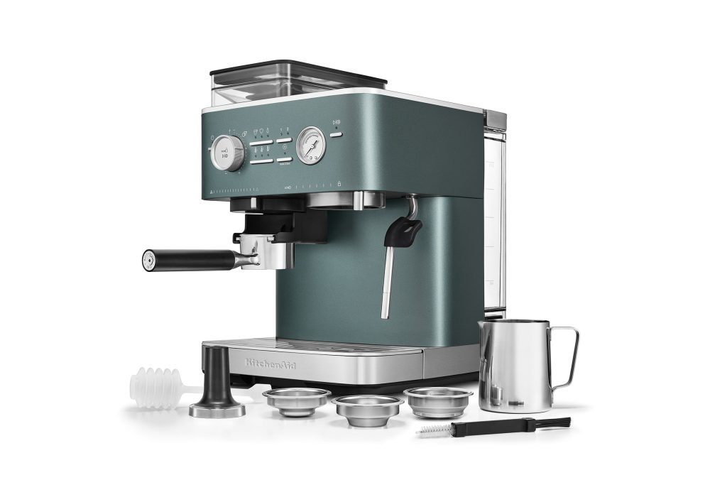 Semi Automatic Espresso Machine with Burr Grinder - Image 9