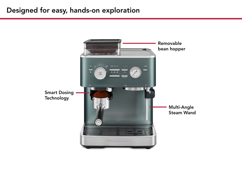 Semi Automatic Espresso Machine with Burr Grinder - Image 12