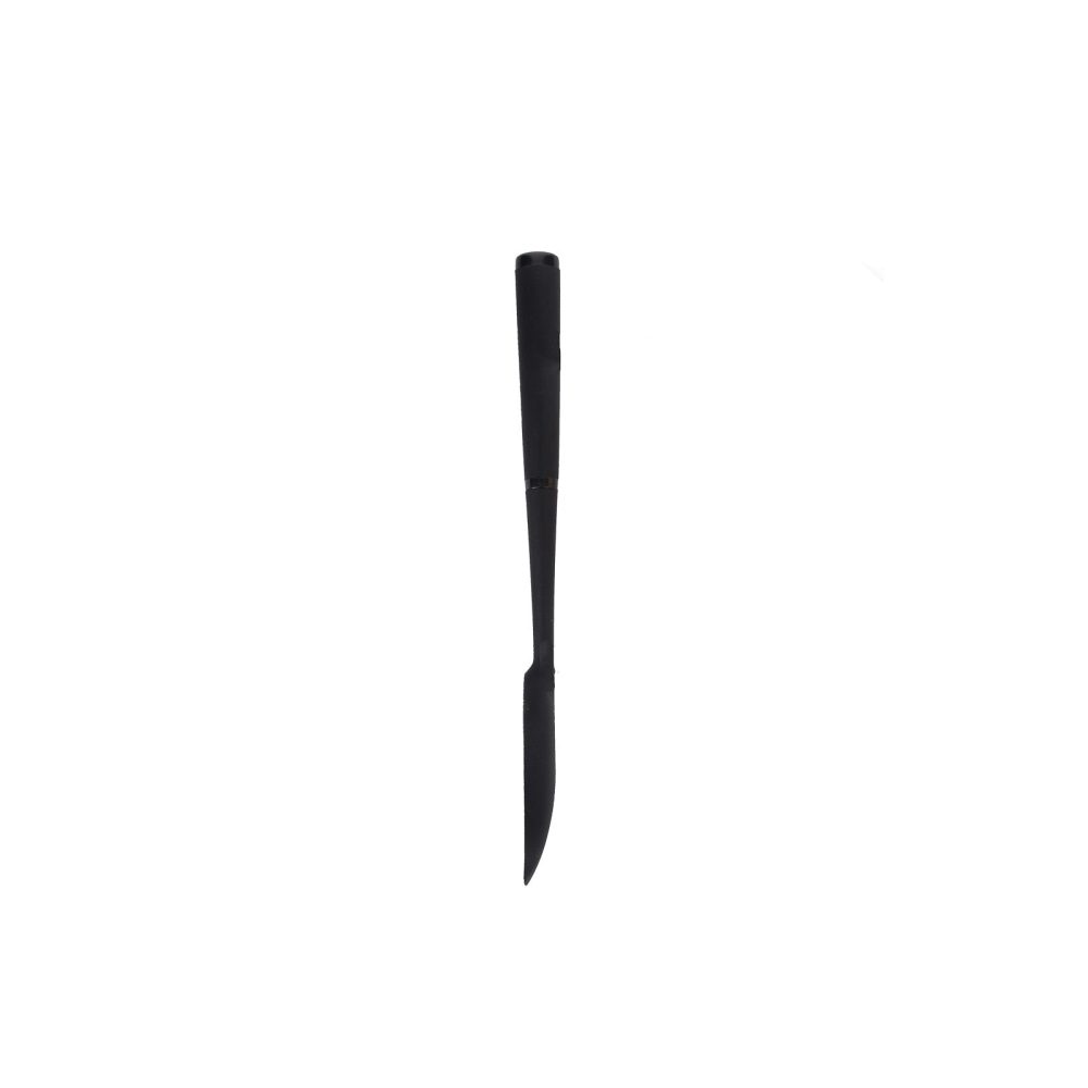 Soft Touch Silicone Spoon Spatula Black - Image 2