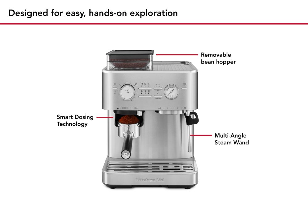 Semi Automatic Espresso Machine with Burr Grinder - Image 27